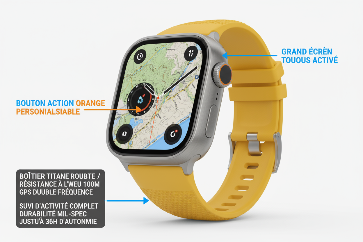 Apple Watch ultra et ces caractéristique