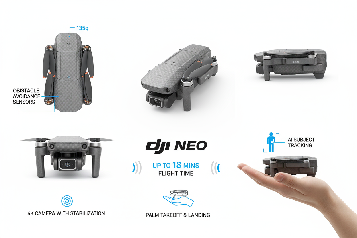 drone Dji Neo les carracteristique
