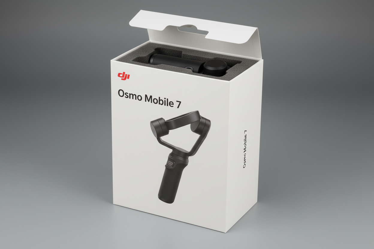 Dji osmo mobile 7 dans sa boites 