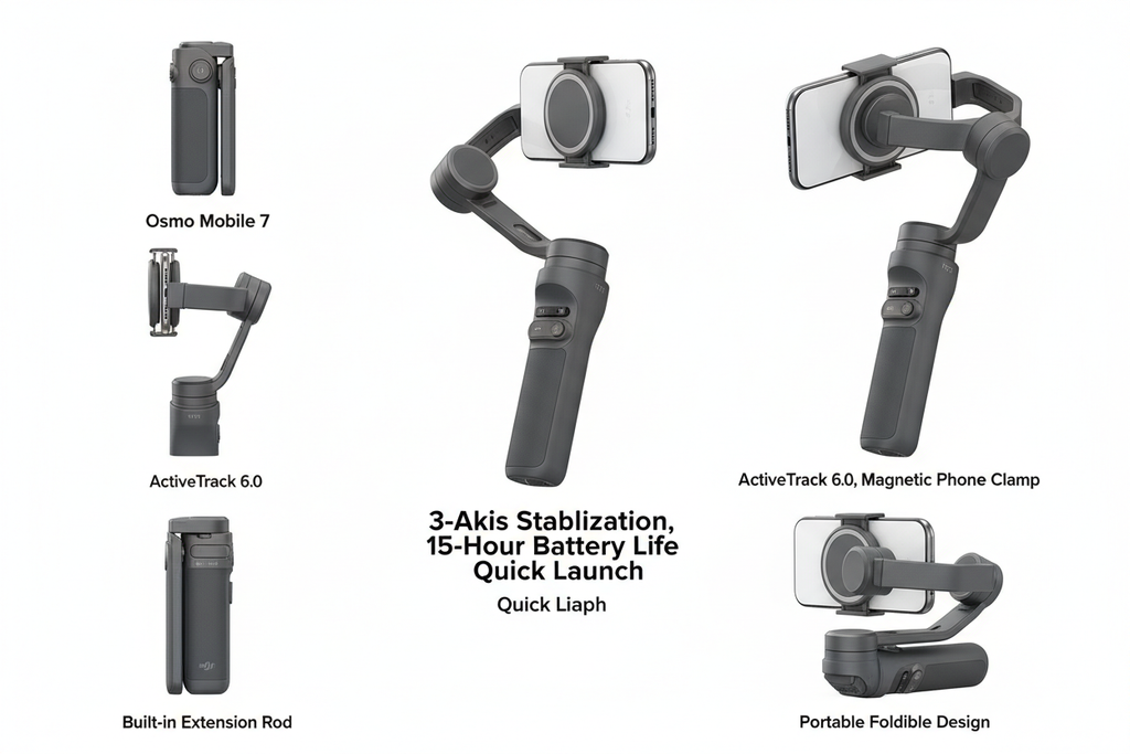 Dji osmo mobile 7 et ces carracteristique