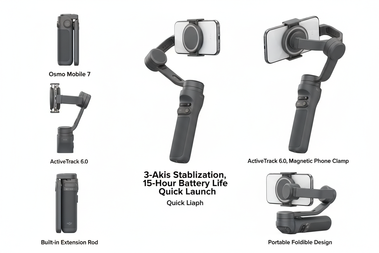 Dji osmo mobile 7 et ces carracteristique