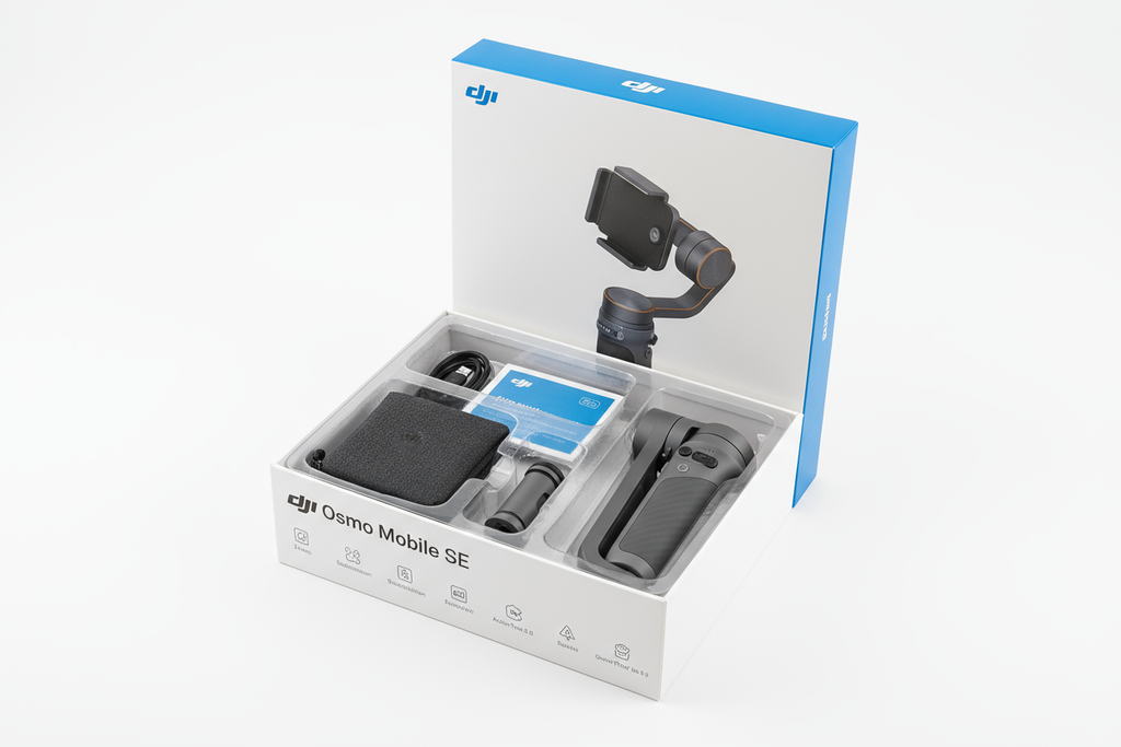 Dji osmo mobile se dans sa boit 